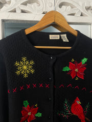 Classic Elements Embroidered Sweater-Bust 42