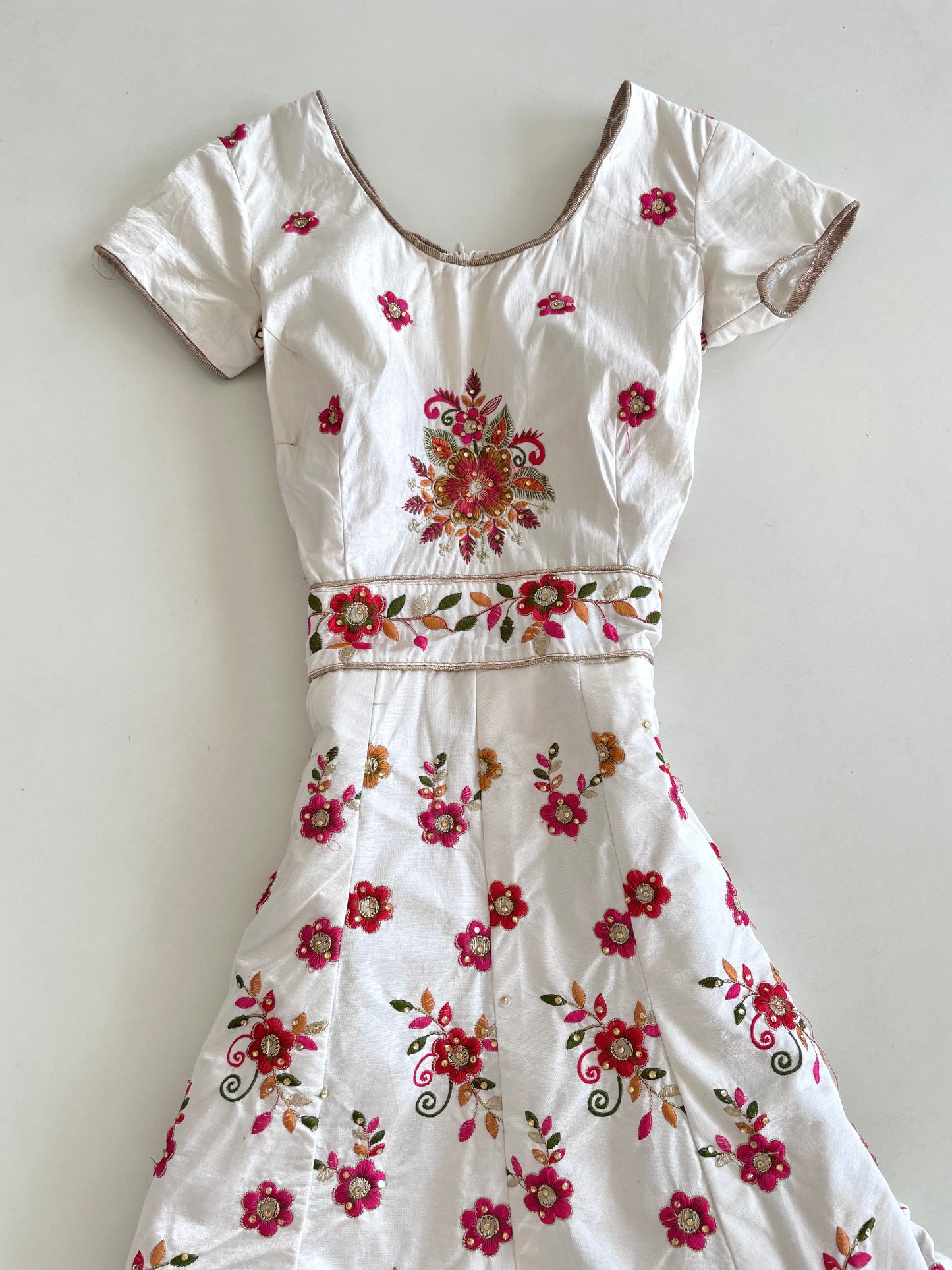 Desi Embroidered Dress-Bust 34