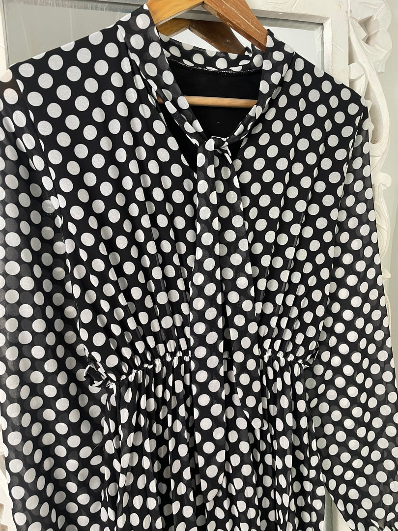 Polka Dot Dress-Bust 36