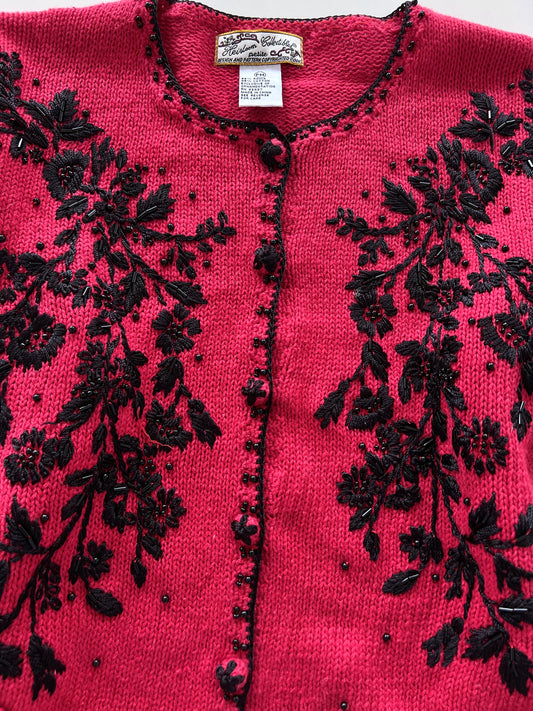 Heirloom Embroidered Sweater-Bust 38