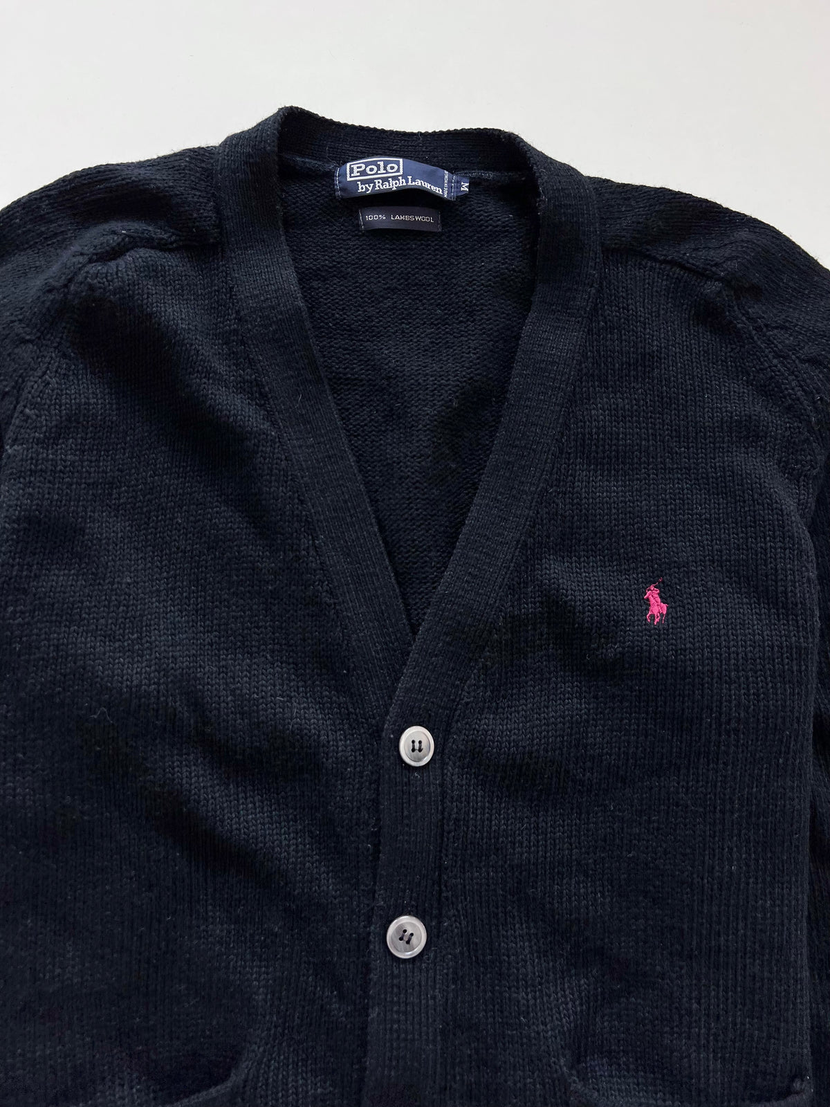 Ralph Lauren 100% Lambs Wool Vintage Cardigan-Bust 46