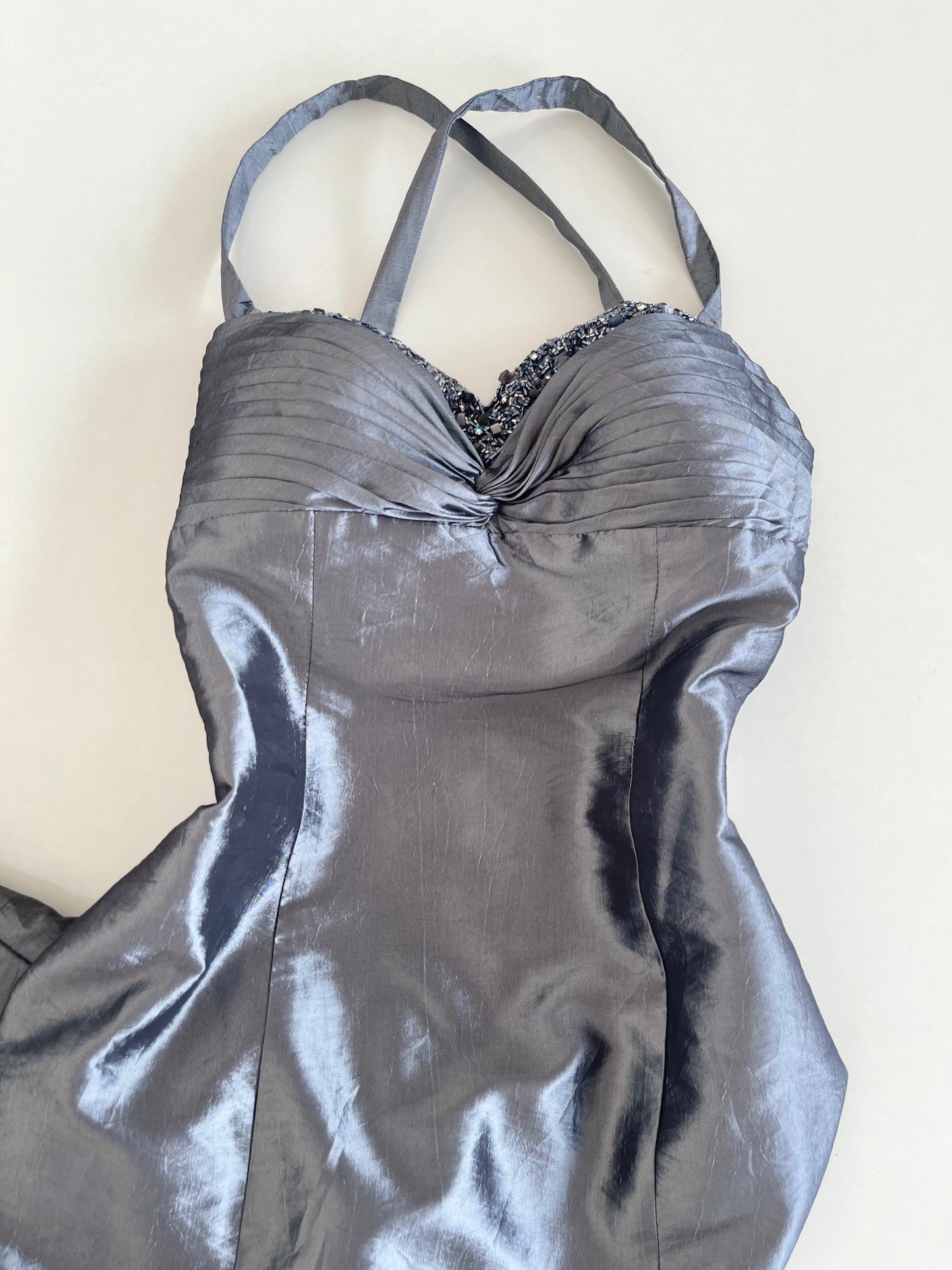 Vintage Embroidered Dress-Bust 28