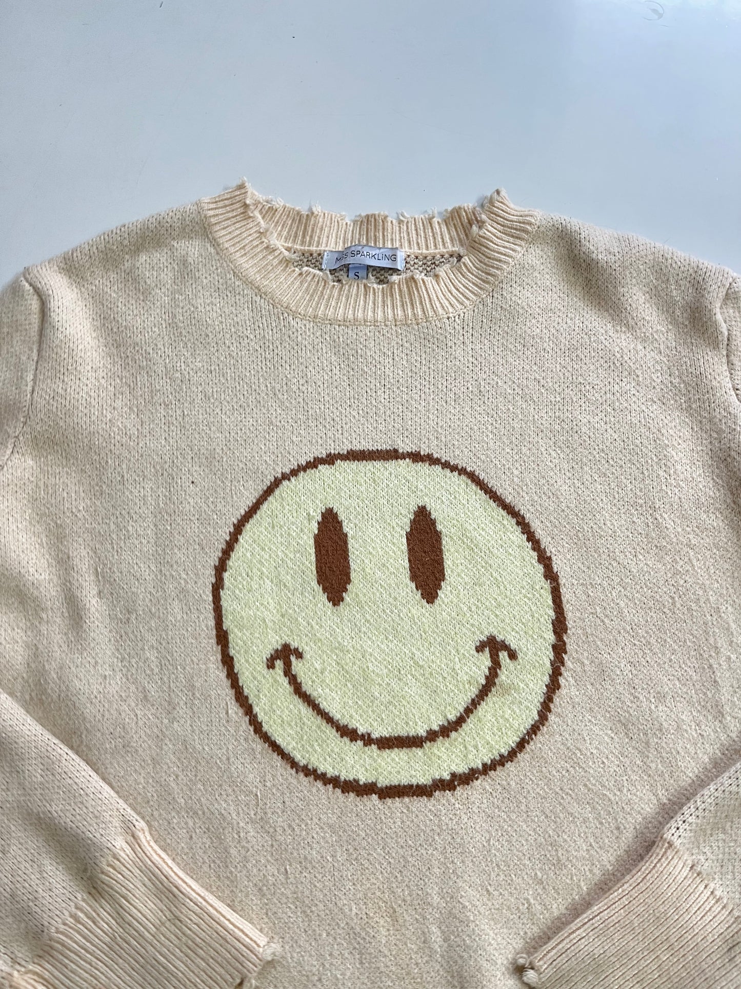 Miss Sparkling Smiley Sweater - Bust 36 to 40
