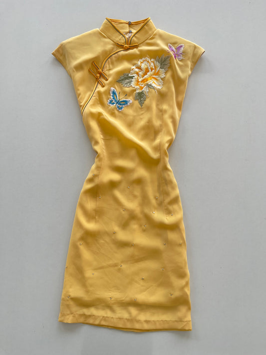 Cheongsam Embroidered Dress-Bust 32