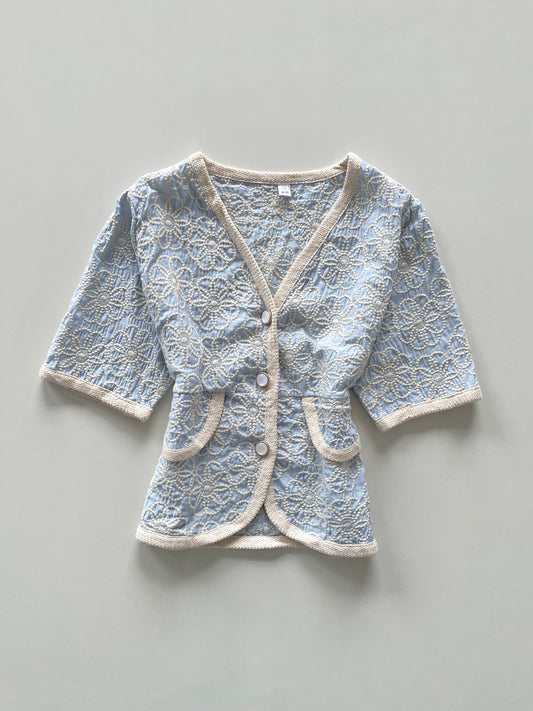 Korean Embroidered Top-Bust 38