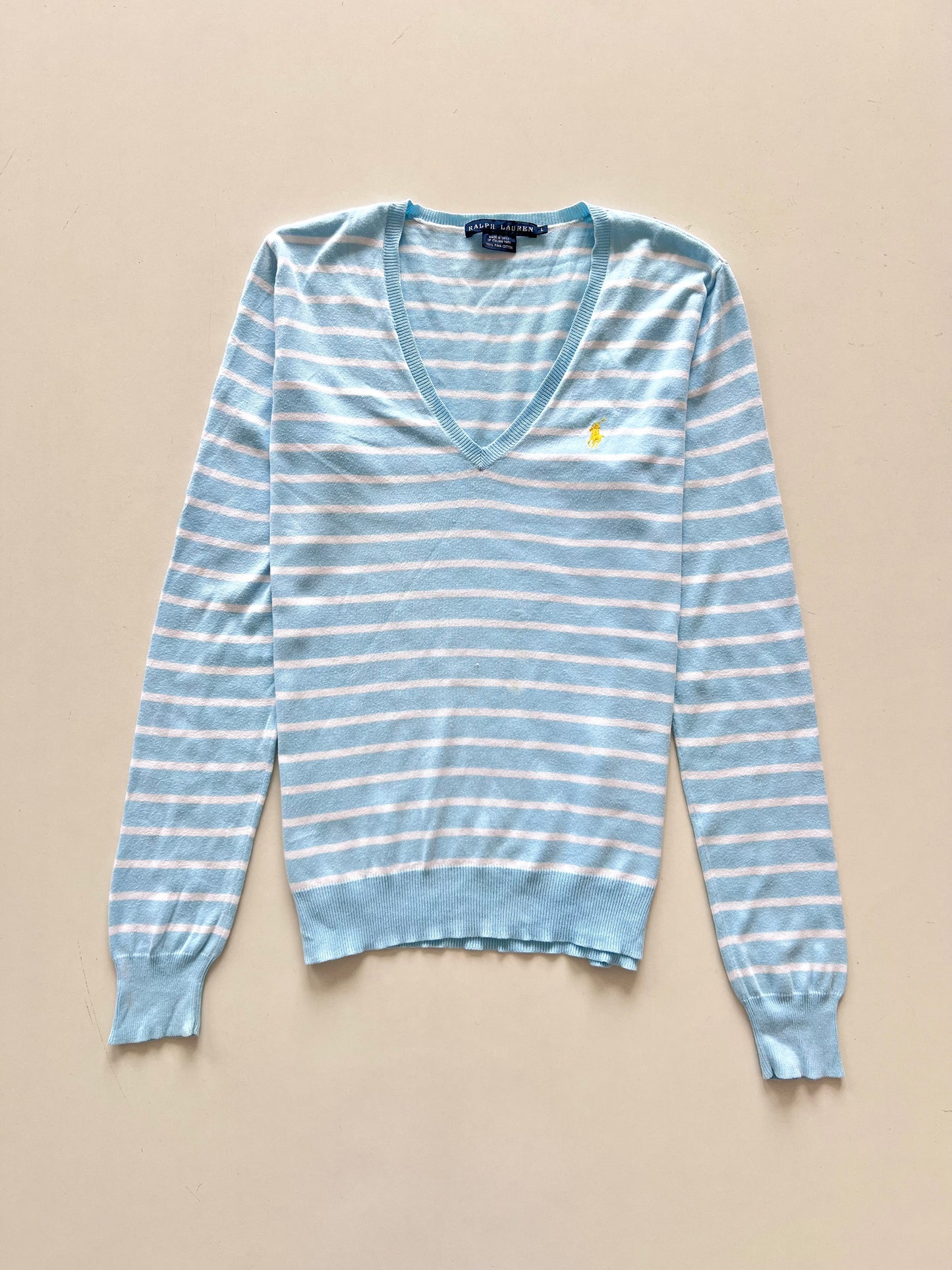 Ralph Lauren 100% Pima Cotton Vintage Top-Bust 38