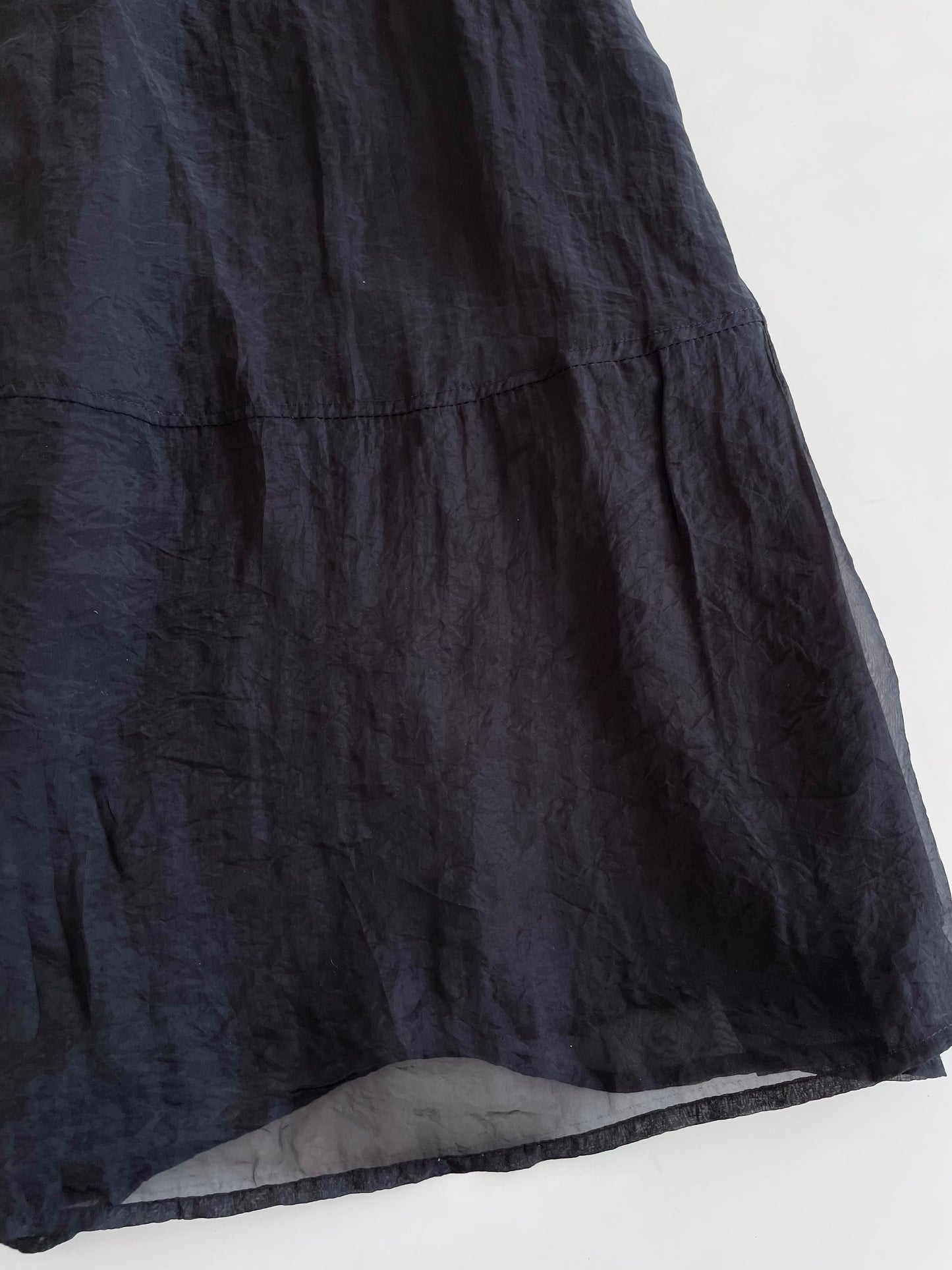 Solid Black Prairie Skirt-Waist 30 to 32