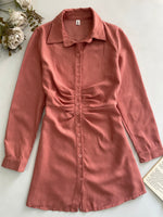 Load image into Gallery viewer, Korean Ruched Dress-Bust 34