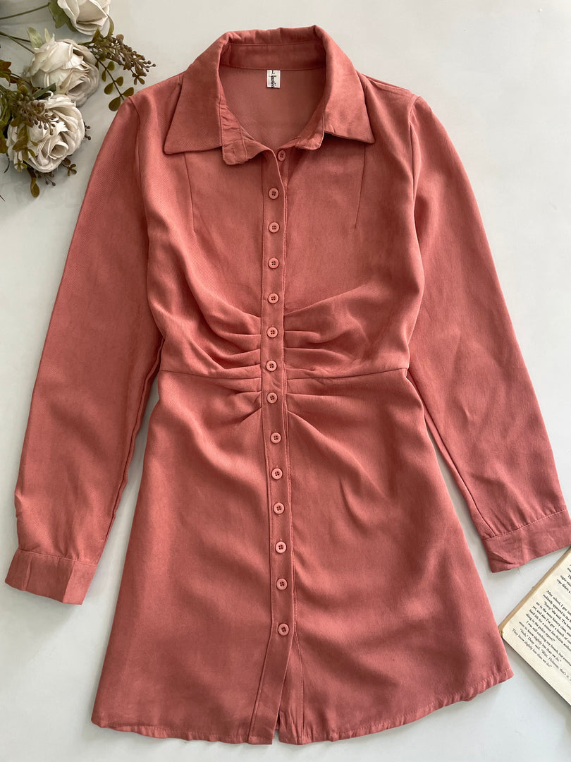 Korean Ruched Dress-Bust 34