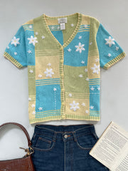 Christopher & Banks Embroidered Sweater Vest-Bust 42