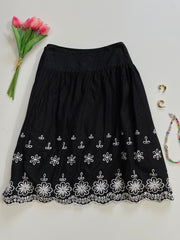 Notations Embroidered Skirt-Waist 34