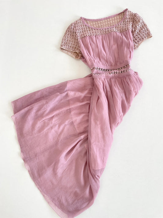Blush Pink Dress-Bust 34