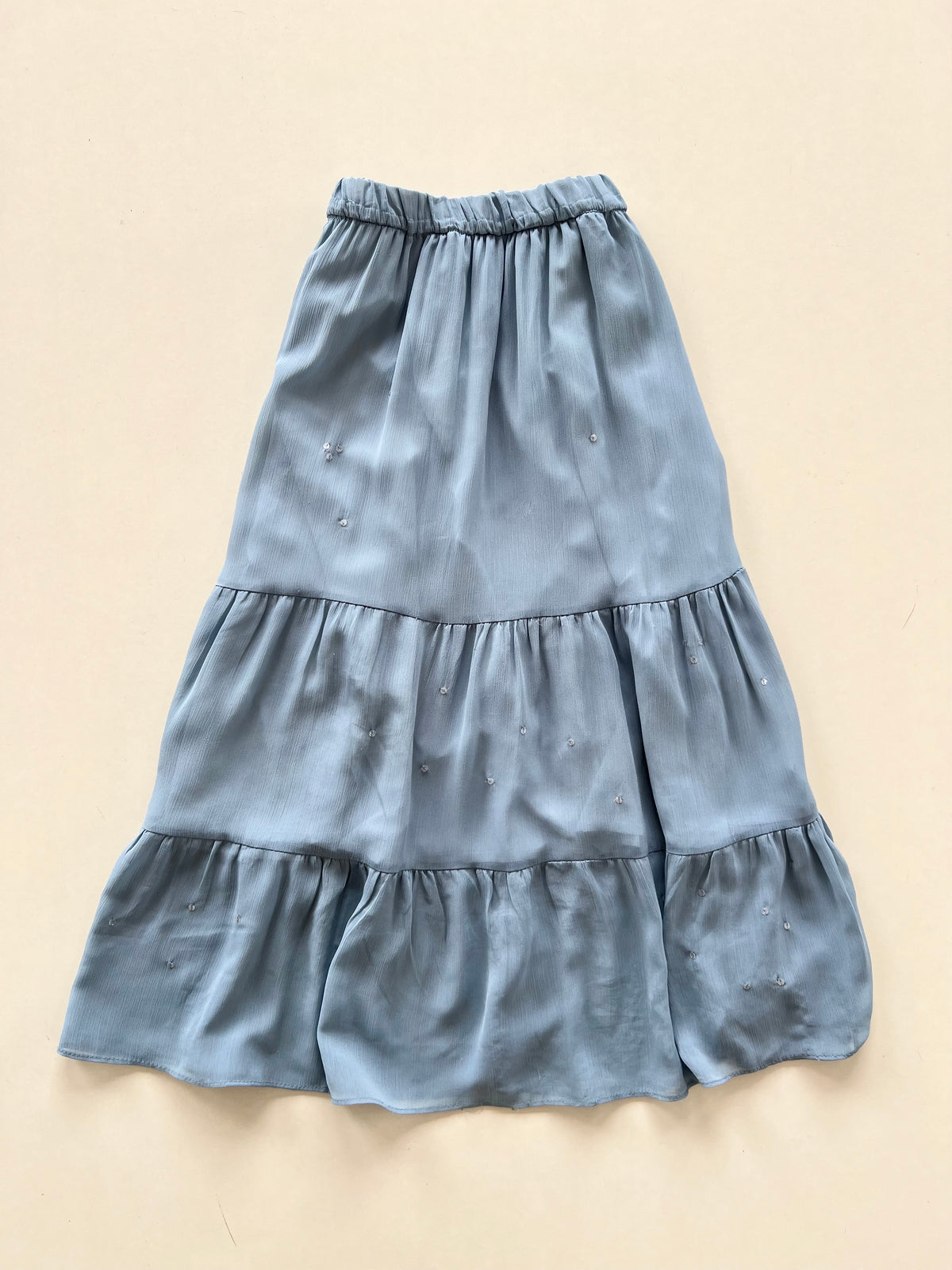 Powder Blue Prairie Skirt-Waist 28 to 32