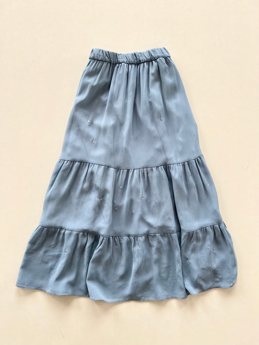Powder Blue Prairie Skirt-Waist 28 to 32