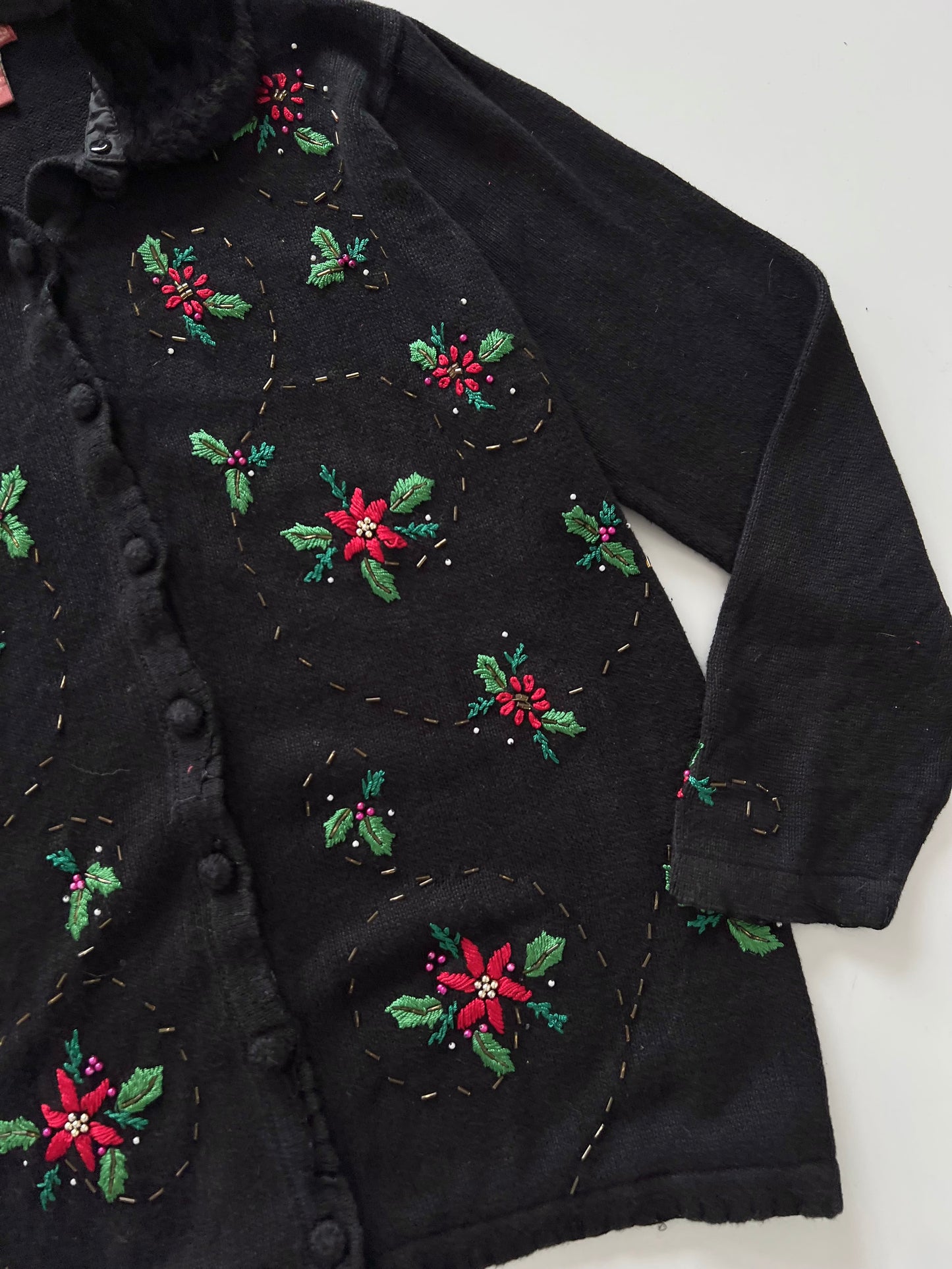 Traditions Embroidered Sweater-Bust 56