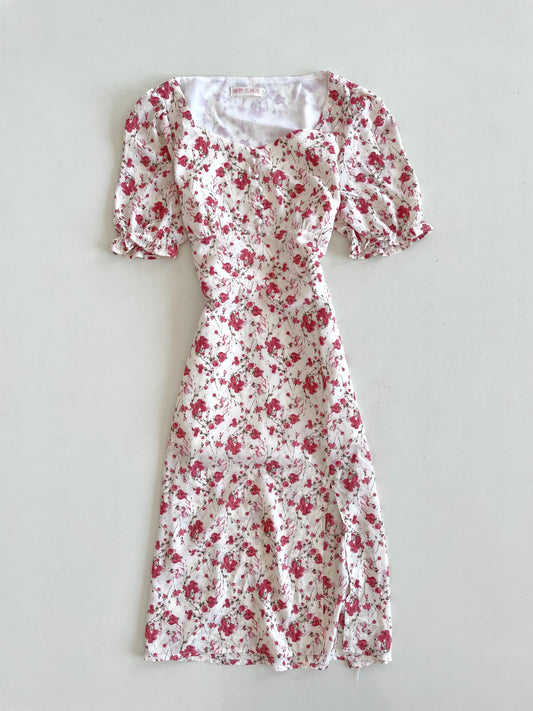 Puff Sleeve Korean Dress-Bust 32