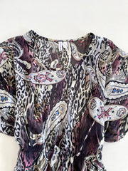 Paisley Sheer Top-Bust 34