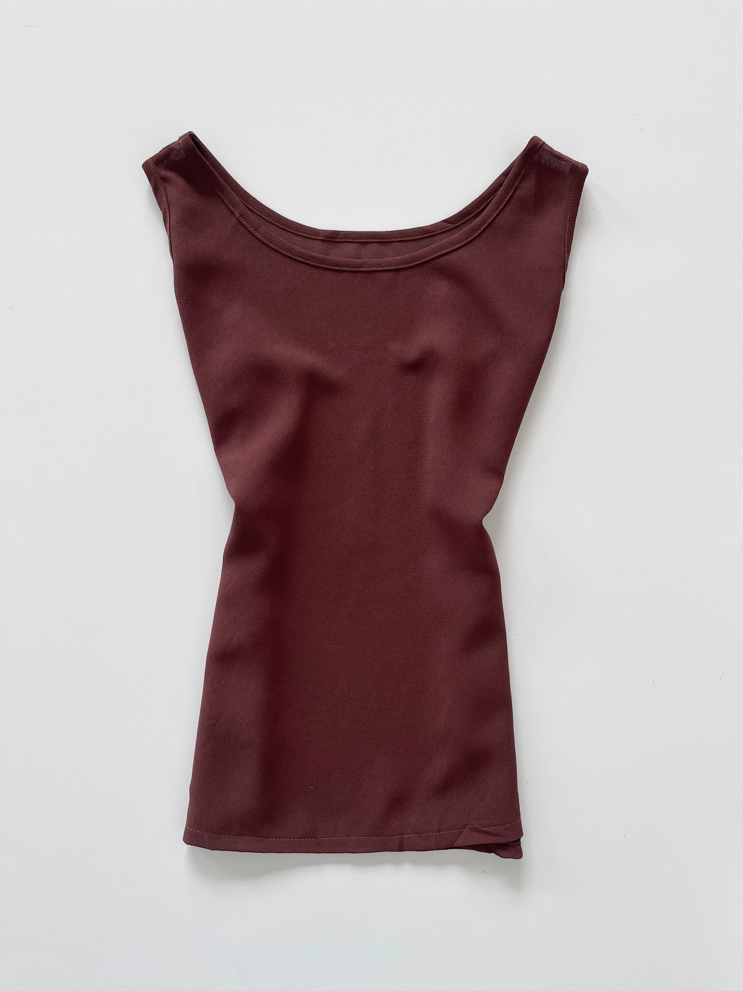 Brown Sheer Top-Bust 40