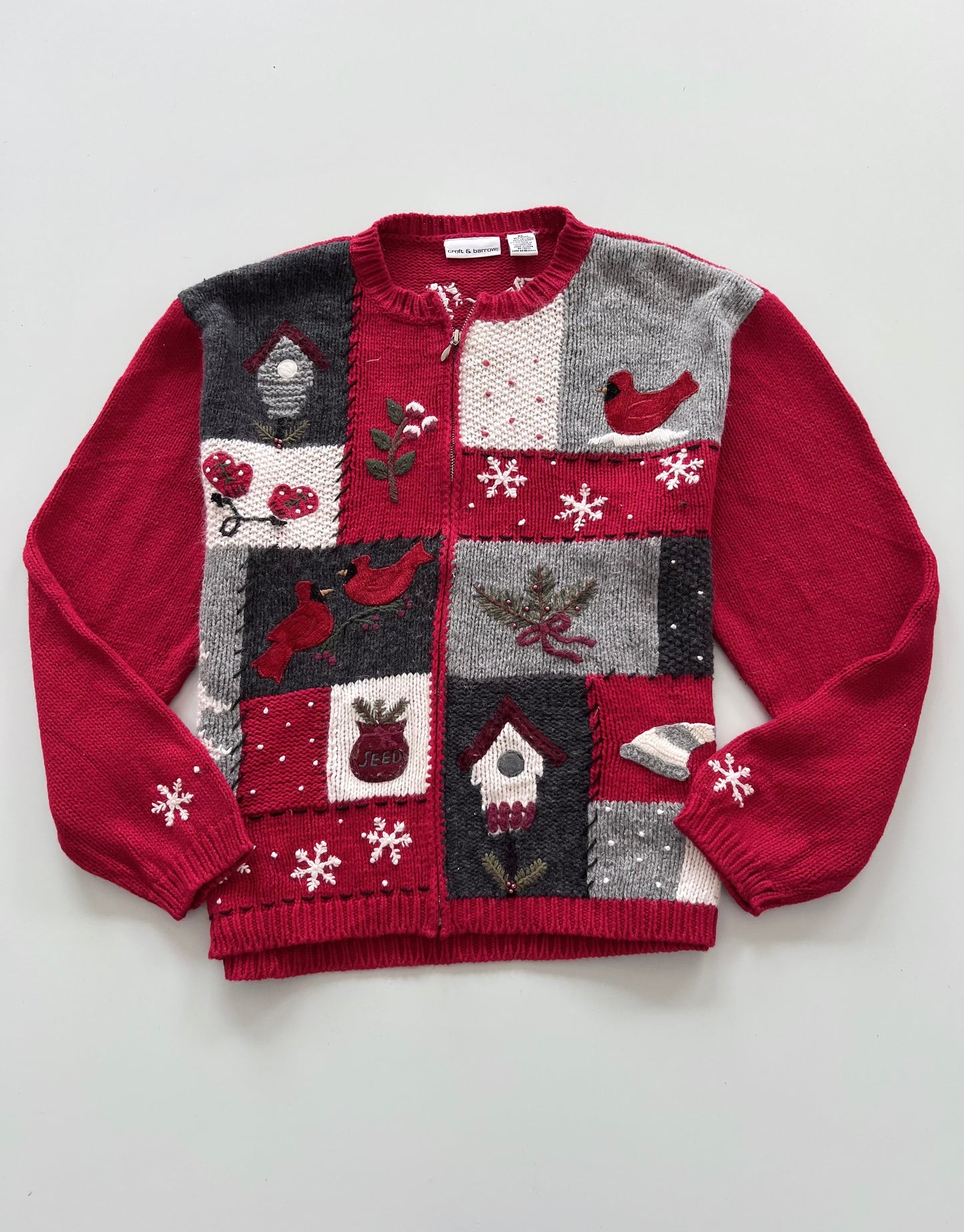 Croft&Barrow Christmas Zipper-Bust 50