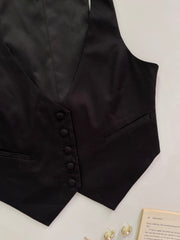 H&M Black Waistcoat-Bust 32