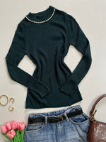 Load image into Gallery viewer, Pearly Green Pre winter Top-Bust 30 to 34
