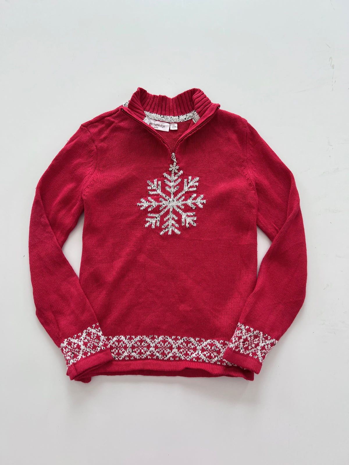 Breckenridge Embroidered Christmas Sweater-Bust 36