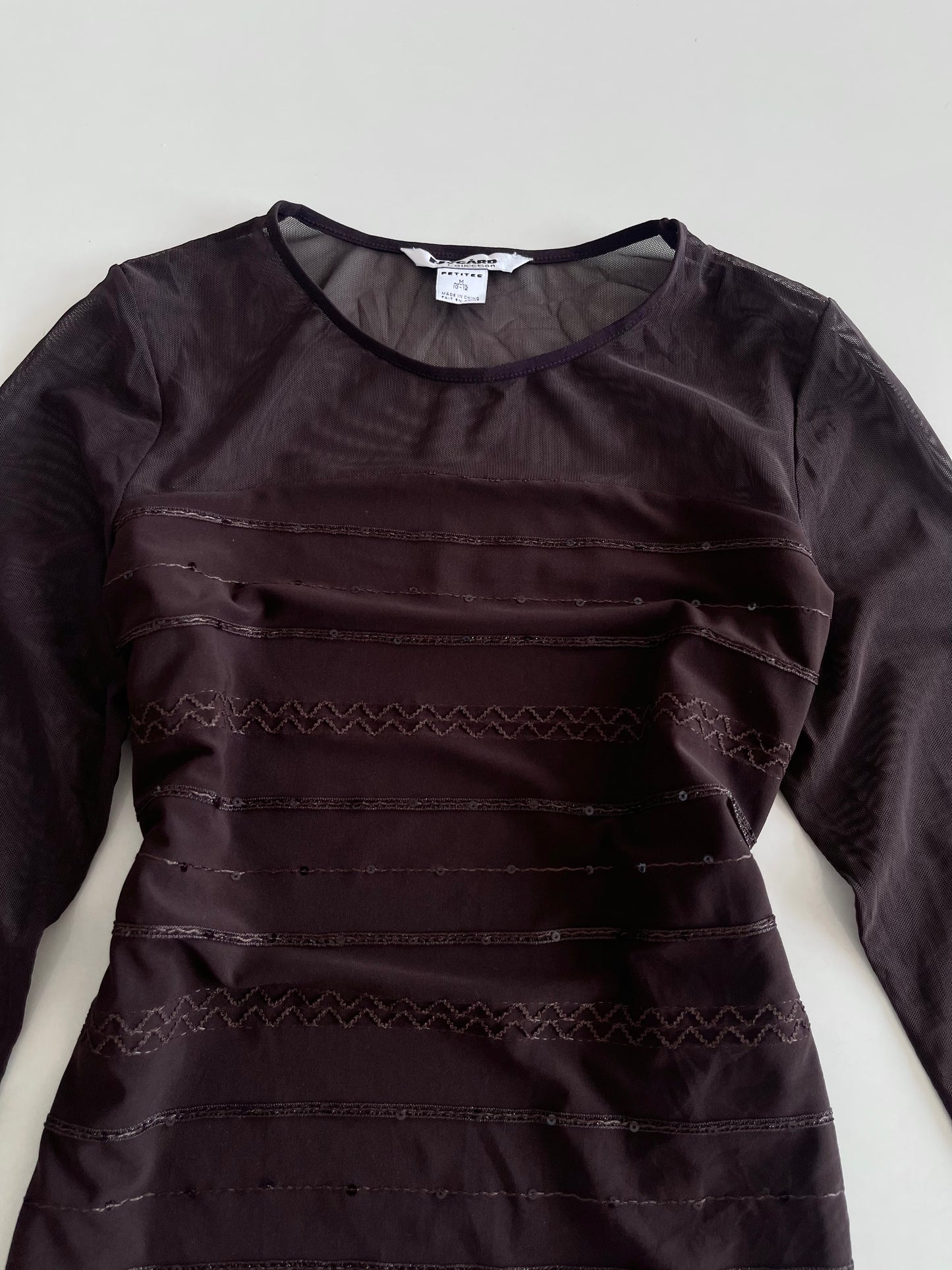 Nycard Sequin Vintage Top-Bust 38