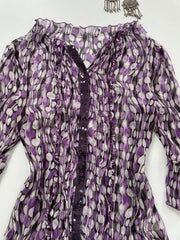 100% Silk Sequin Kurti-Bust 34