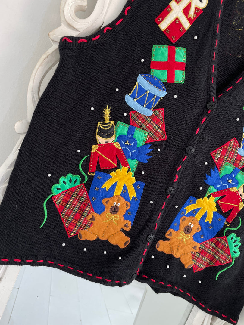 Bobbie Brooks Christmas Sweater Vest-Bust 44