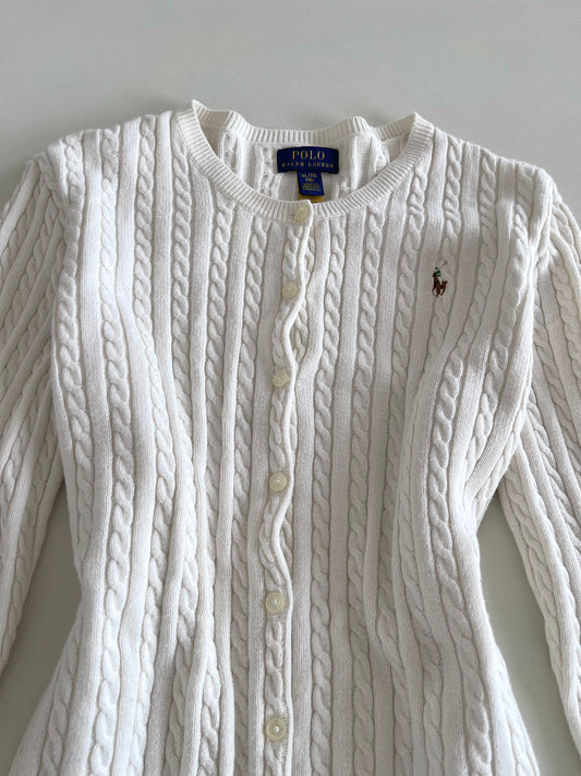 Ralph Lauren 100%Cotton Vintage Cardigan-Bust 38