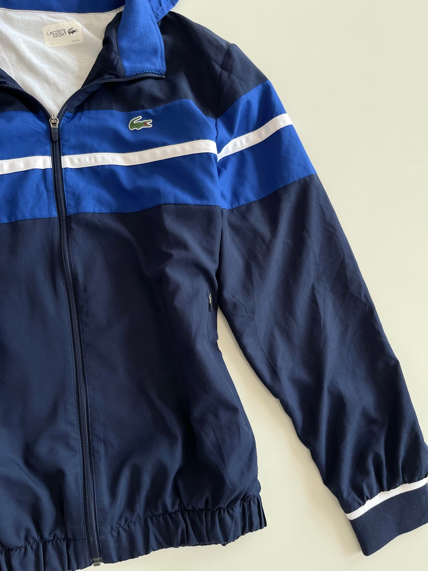 Lacoste Vintage Zip Up Jacket-Bust 46