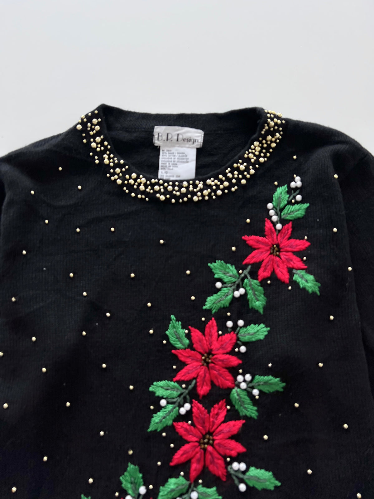 BPDesign Embroidered Sweater-Bust 44