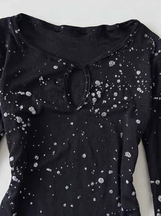 Y2k Black Top-Bust 32 to 34