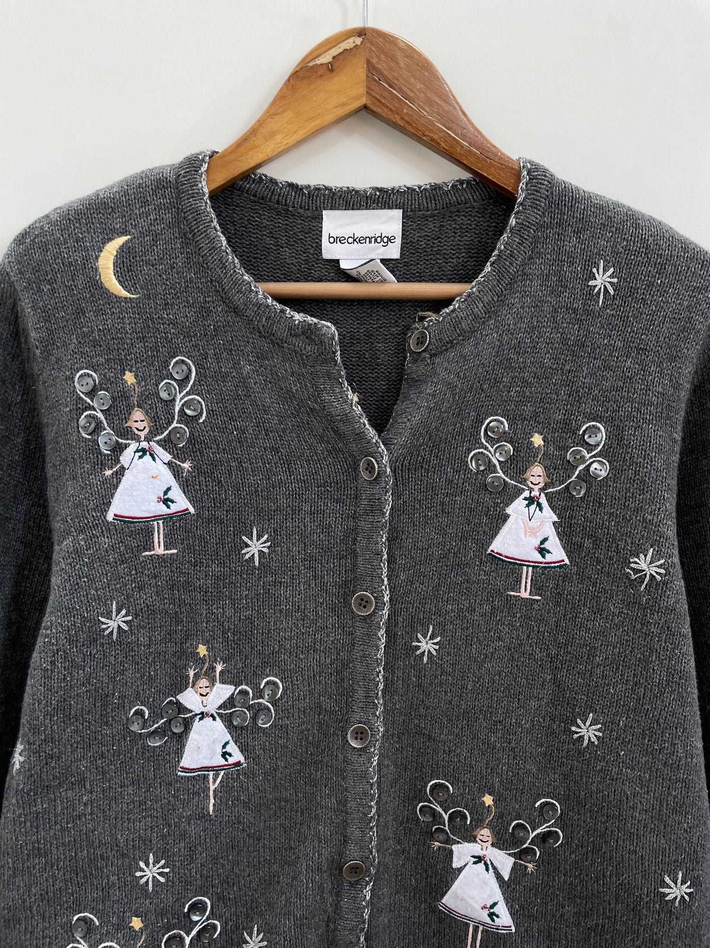 Breckenridge Embroidered Vintage Sweater-Bust 42
