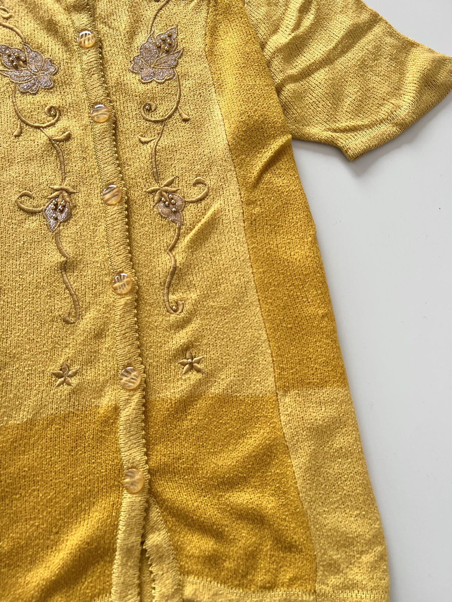 Embroidered Sweater-Bust 40