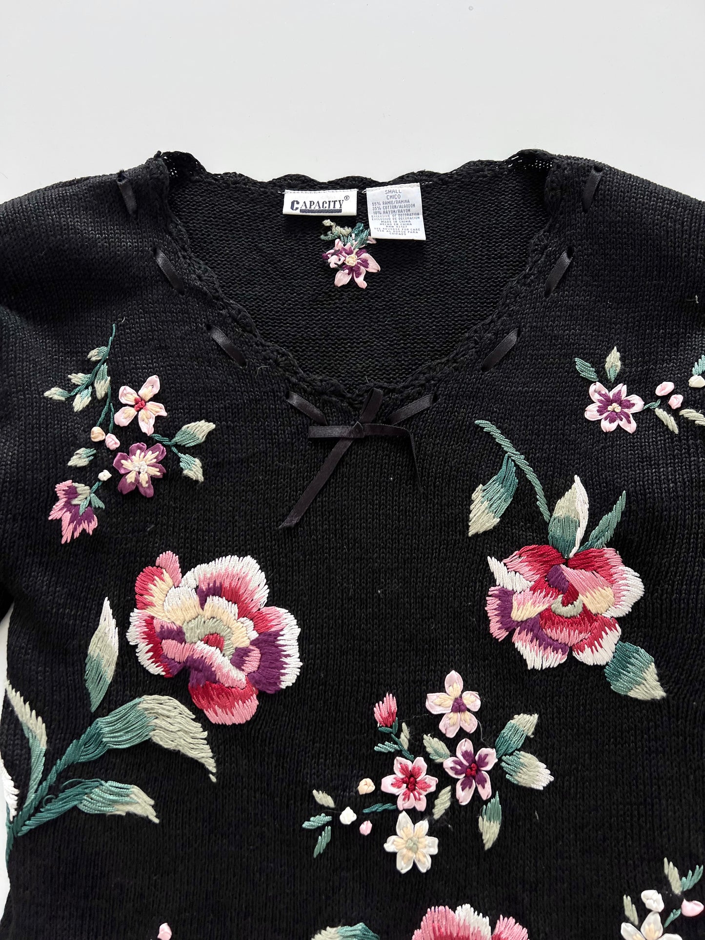 Capacity Hand Embroidered Sweater-Bust 44