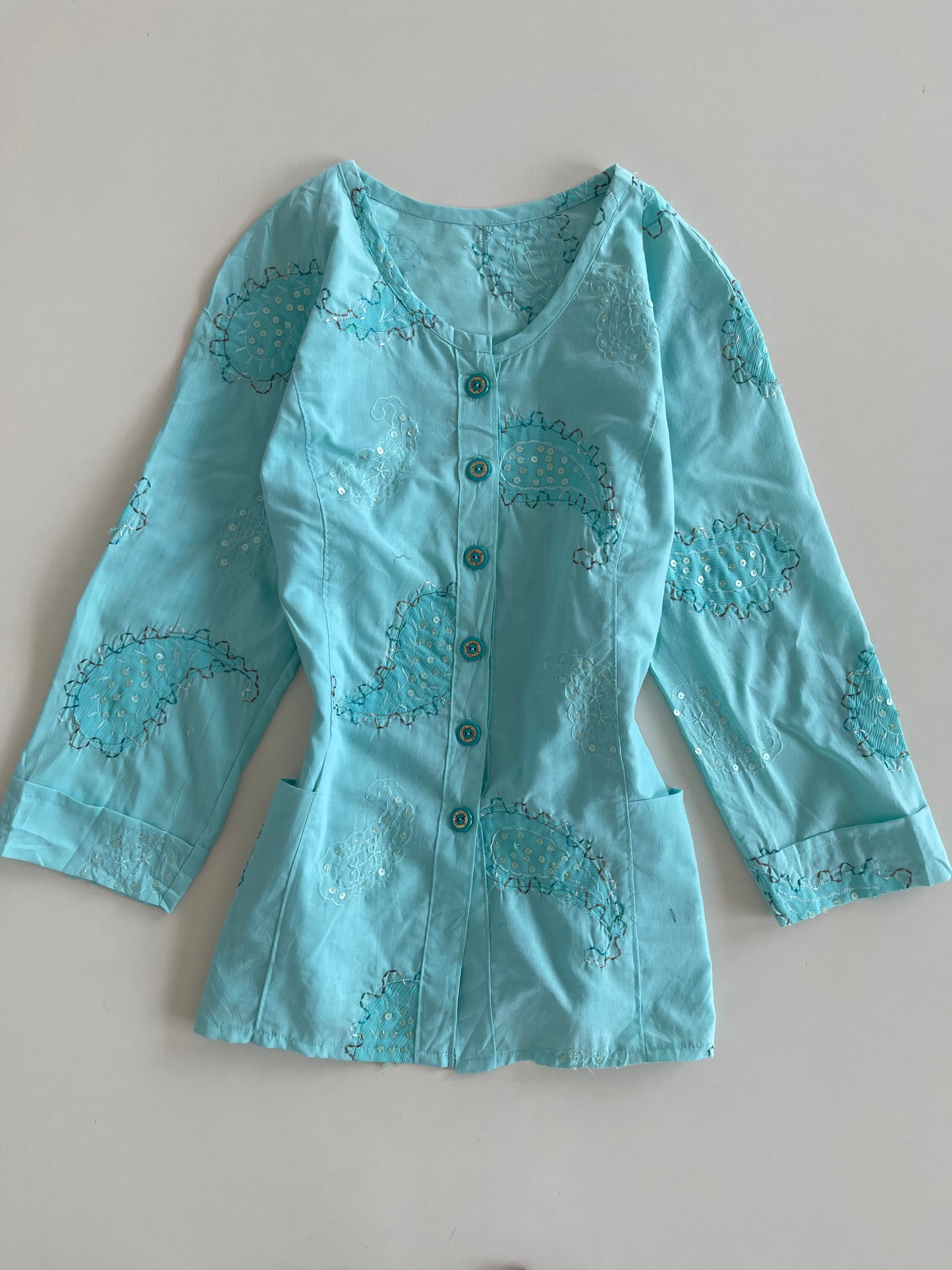 Embroidered Top-Bust 44