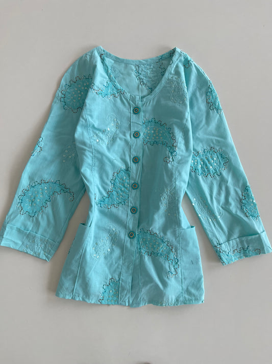 Embroidered Top-Bust 44