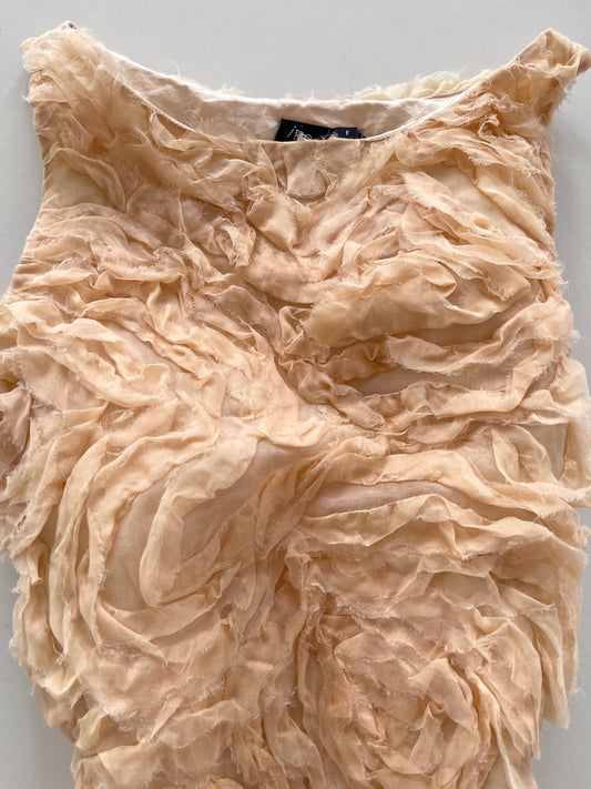 Iroo Textured Vintage Dress-Bust 34