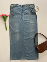 Load image into Gallery viewer, Marina Denim Skirt-Waist 38
