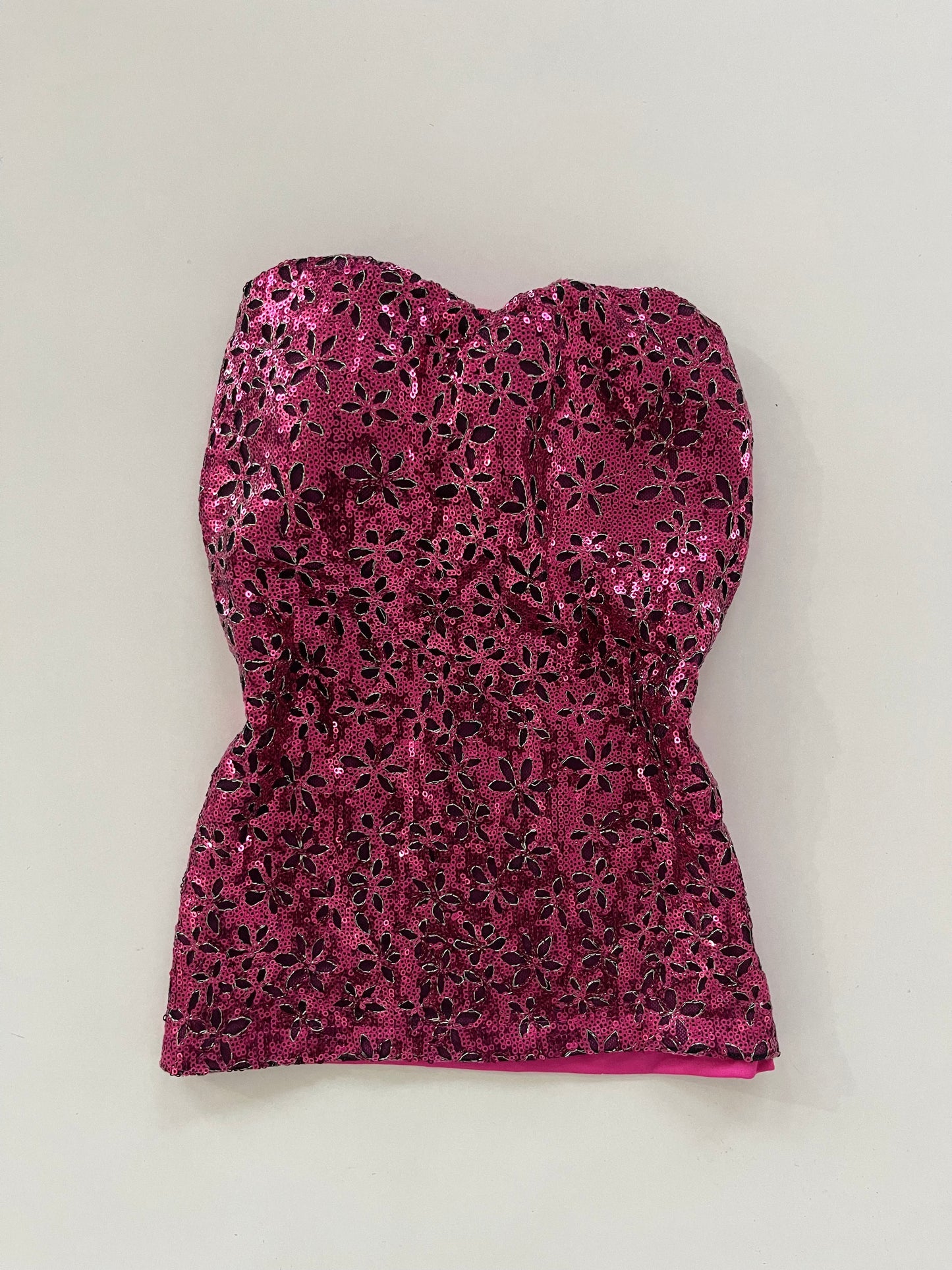 Sequin Tube Top-Bust 28 to 30