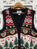 Load image into Gallery viewer, Tiara Christmas Sweater Vest-Bust 40

