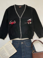 Load image into Gallery viewer, Vollmar Inner Fleece Embroidered Christmas Sweater-Bust 44

