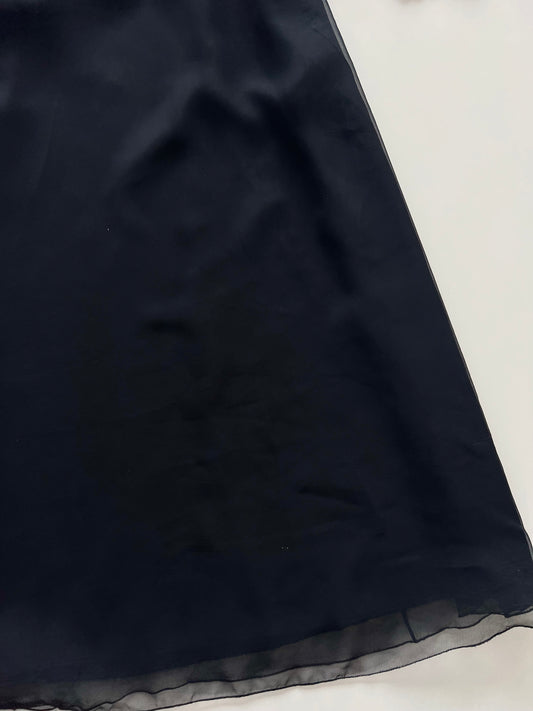 Vintage Embroidered Poncho Dress-Bust 36