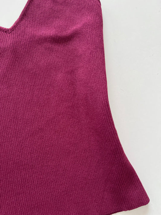Suzy Shier Wine Top-Bust 32 to 34