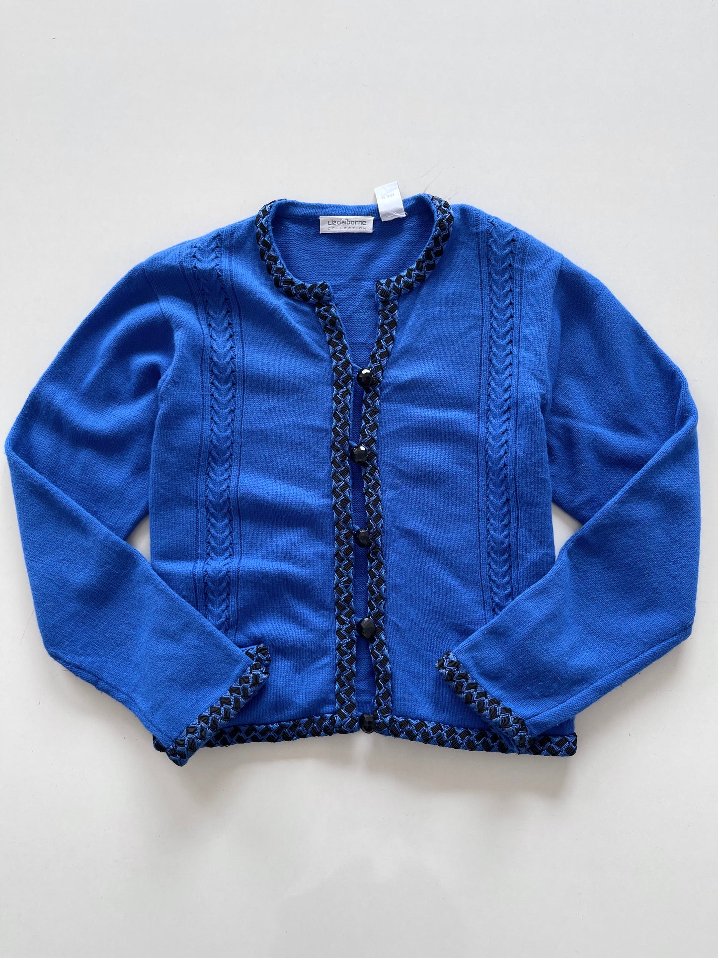 Liz Cliborne Embroidered Sweater-Bust 44