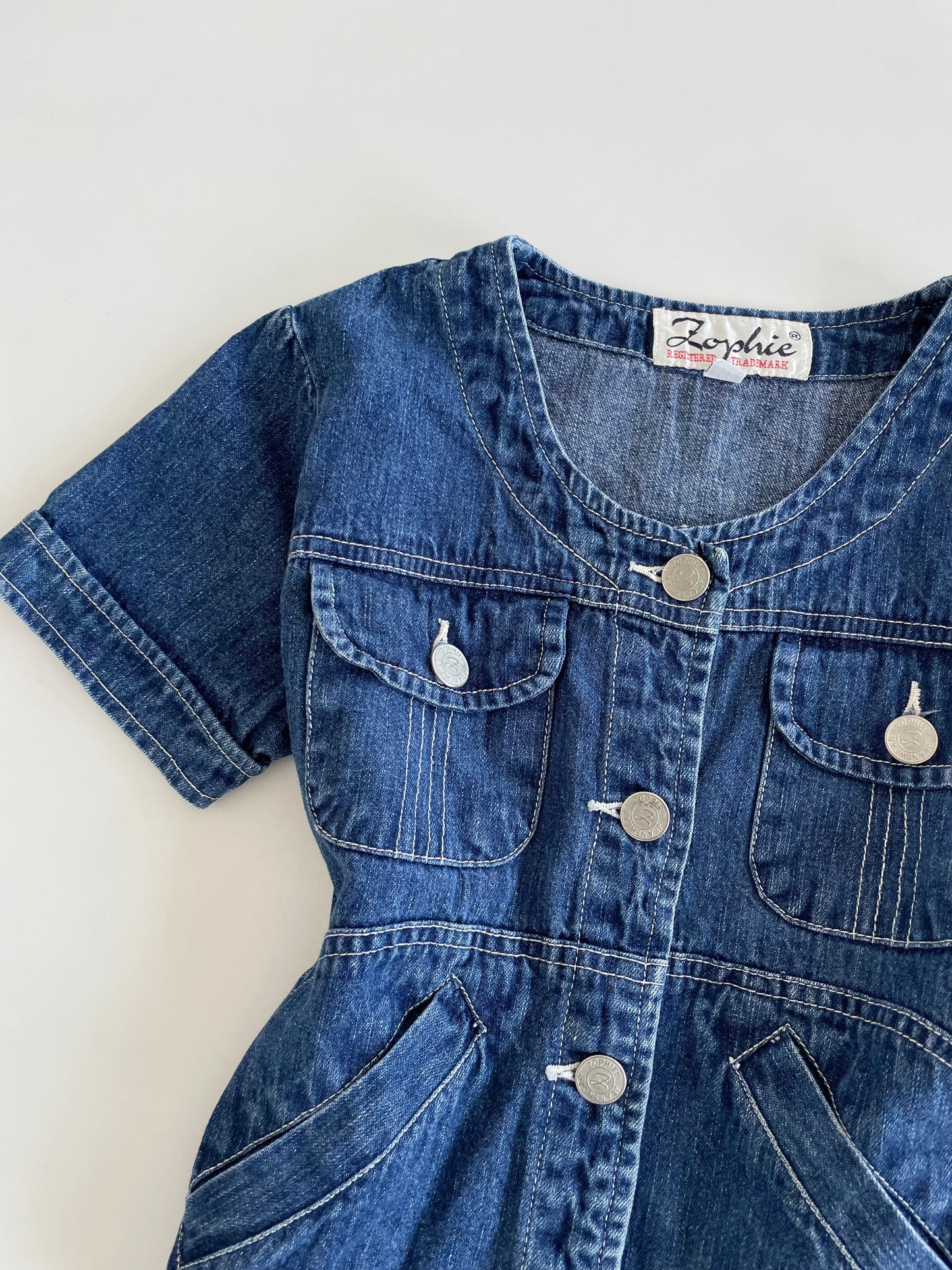 Zophie Denim Vintage Top-Bust 32