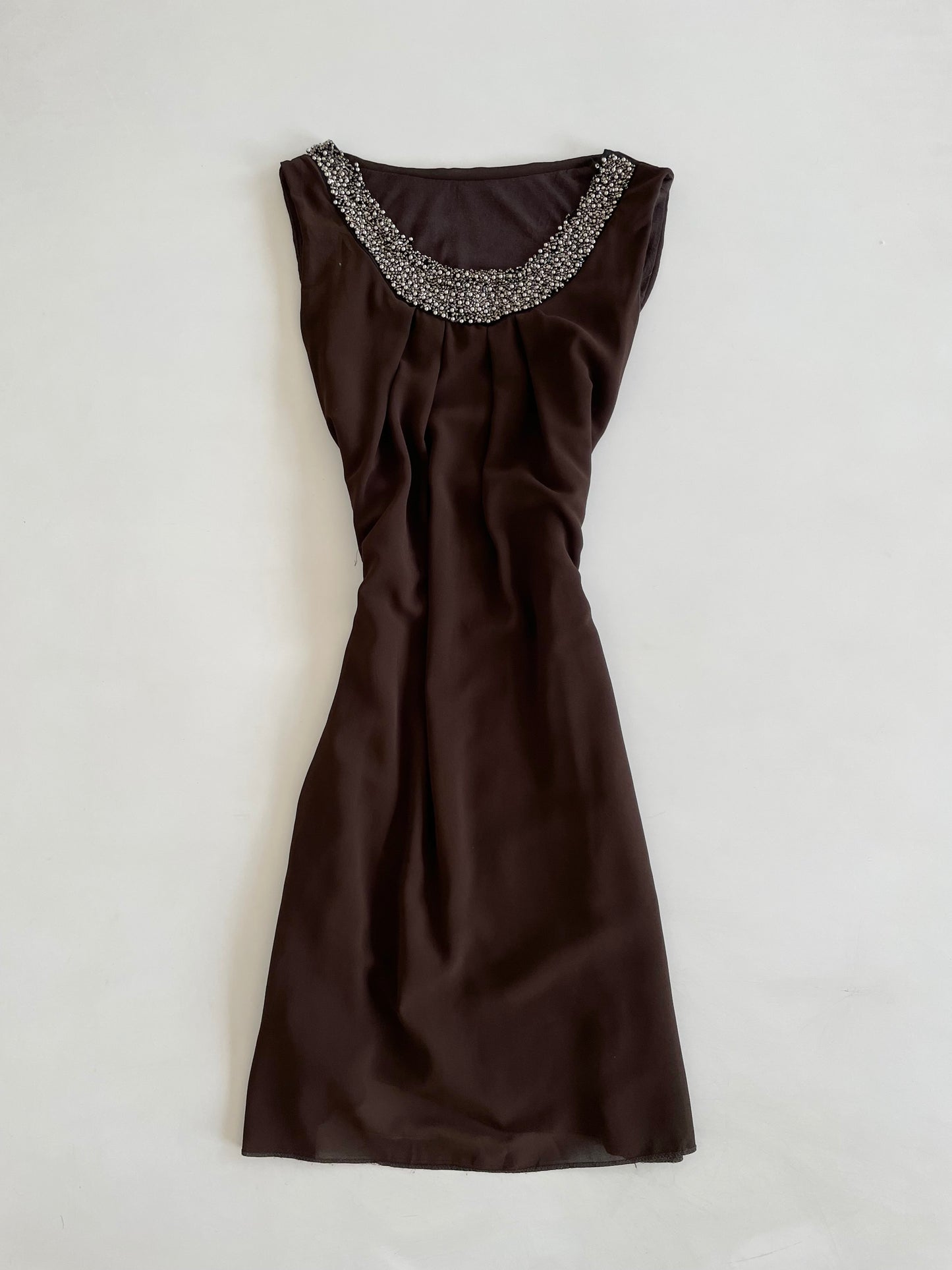 Embroidered Dress-Bust 36