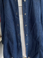 Load image into Gallery viewer, M&amp;S MODE DENIM SHIRT - BUST 48
