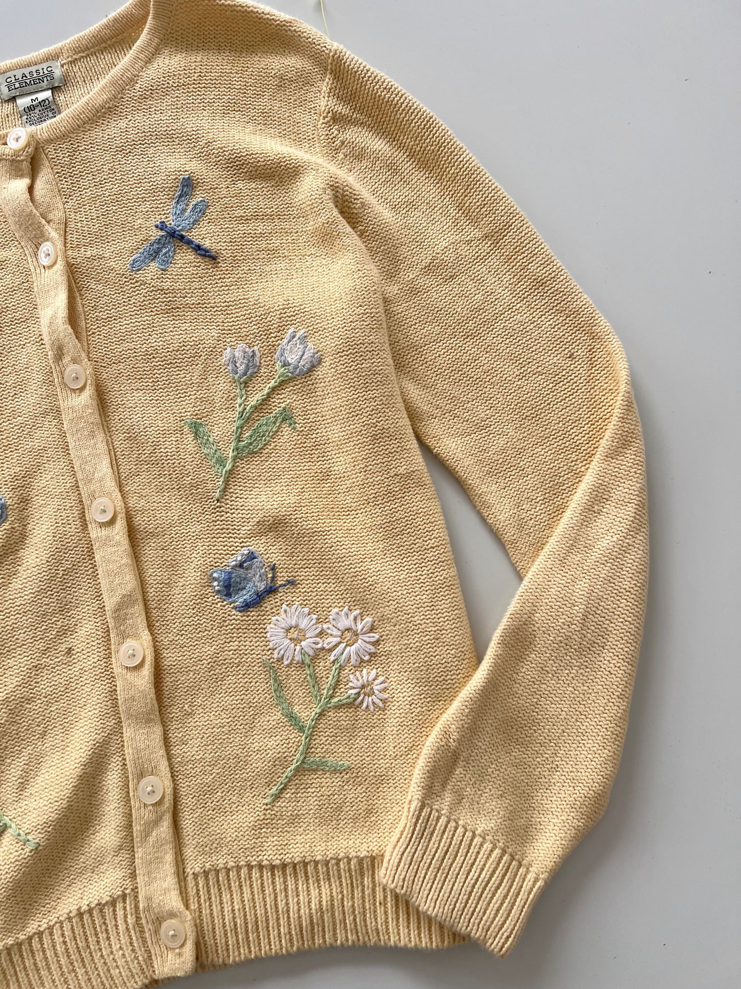 Classic Elements Embroidered Sweater-Bust 40